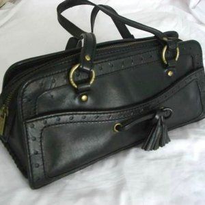 Michael Kors vintage black leather handbag